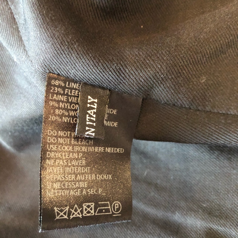 ANN DEMEULEMEESTER Gold Lame Asymmetrical Blazer - Picture 6 of 7